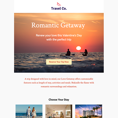 Valentine's Day Romantic Getaway